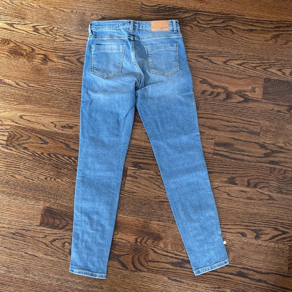 Zara pearl jeans Perfect like new Size 4 Beautiful! - Picture 3 of 10